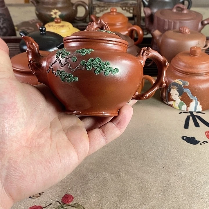 茶壶段泥紫砂的微瑕