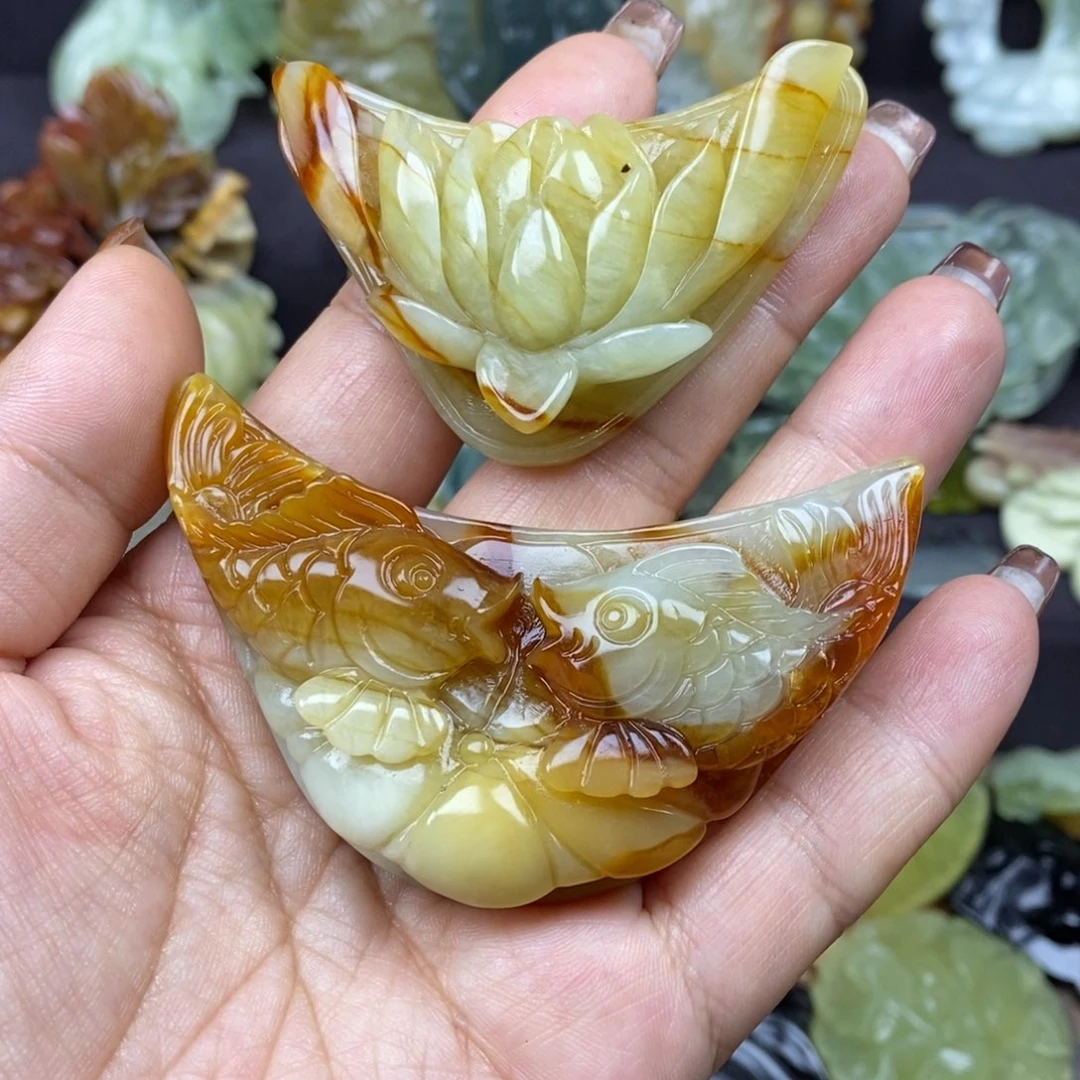 蛇纹石玉颈饰未镶嵌*️****