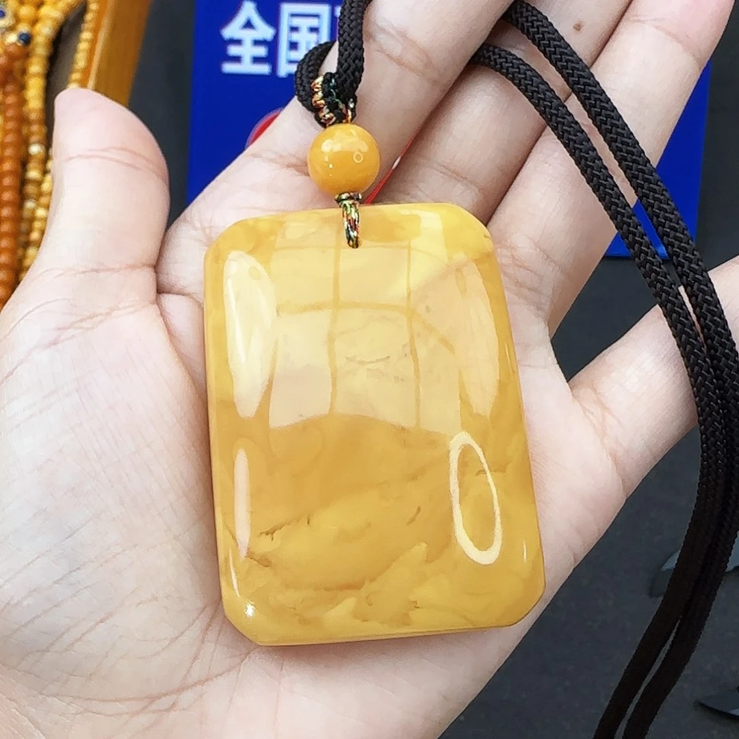 未镶嵌琥珀手链吊坠