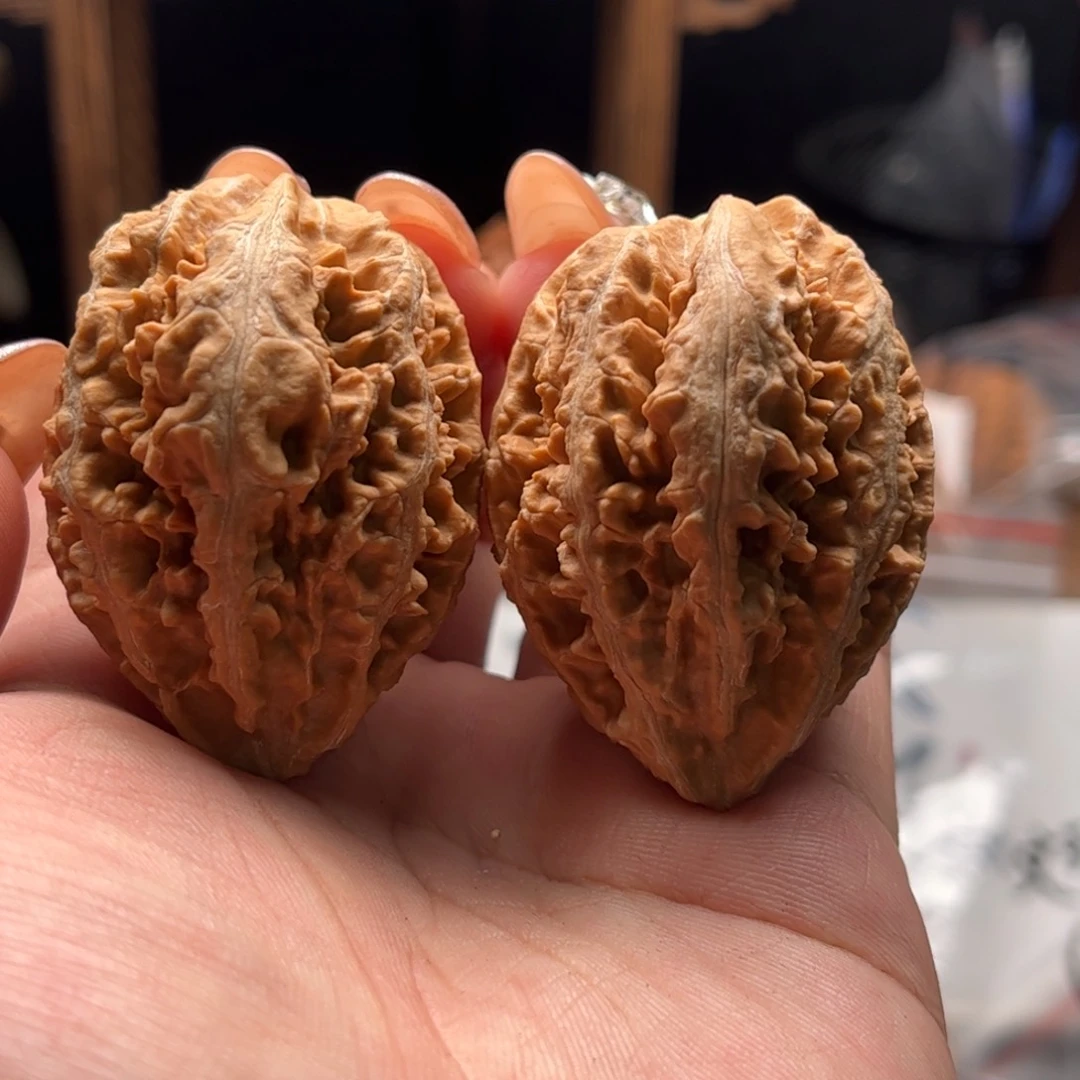 文玩核桃把件关东木子家楸大胖82