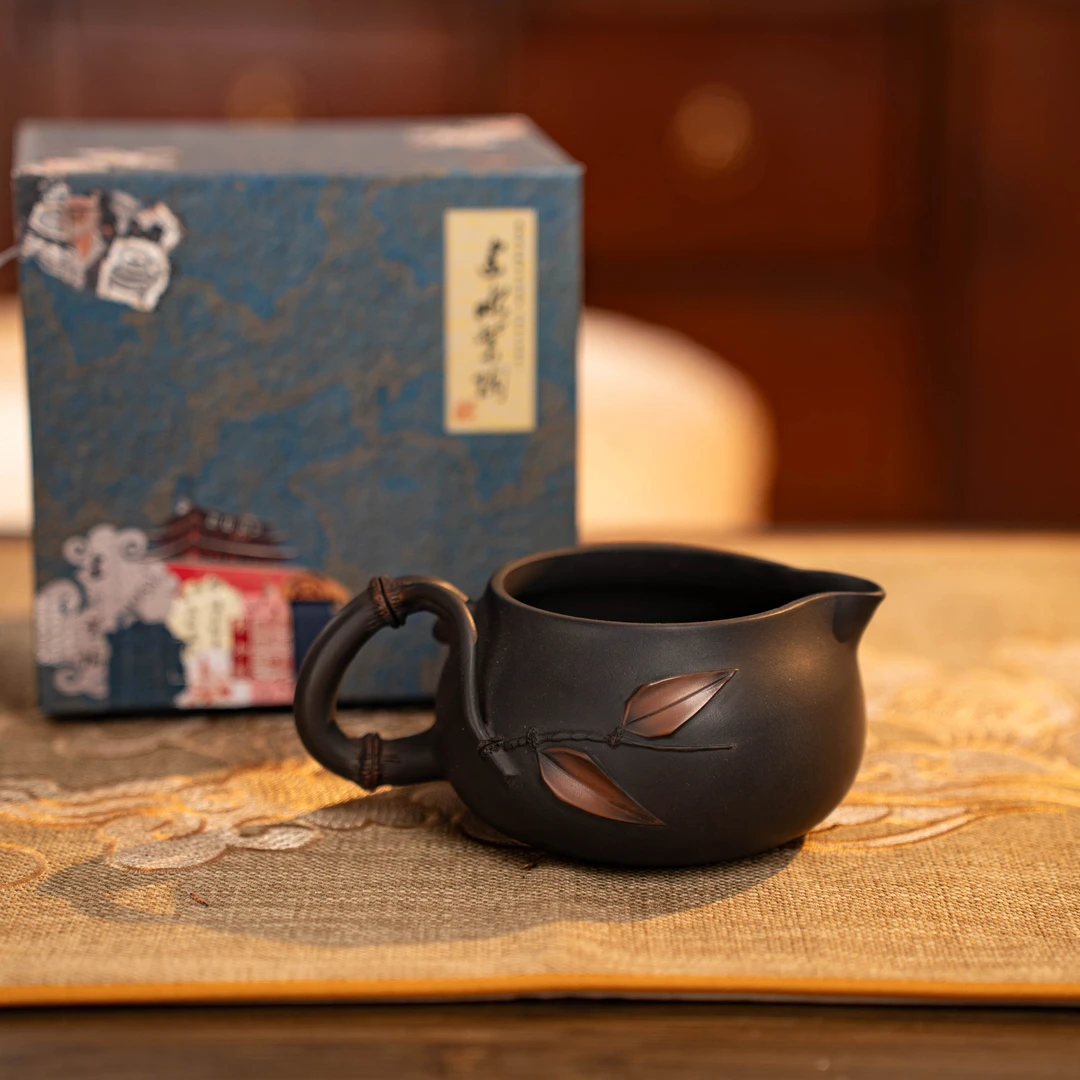 精品茶具紫陶公道杯、主人杯（一物一拍）复古创意大容量全手工