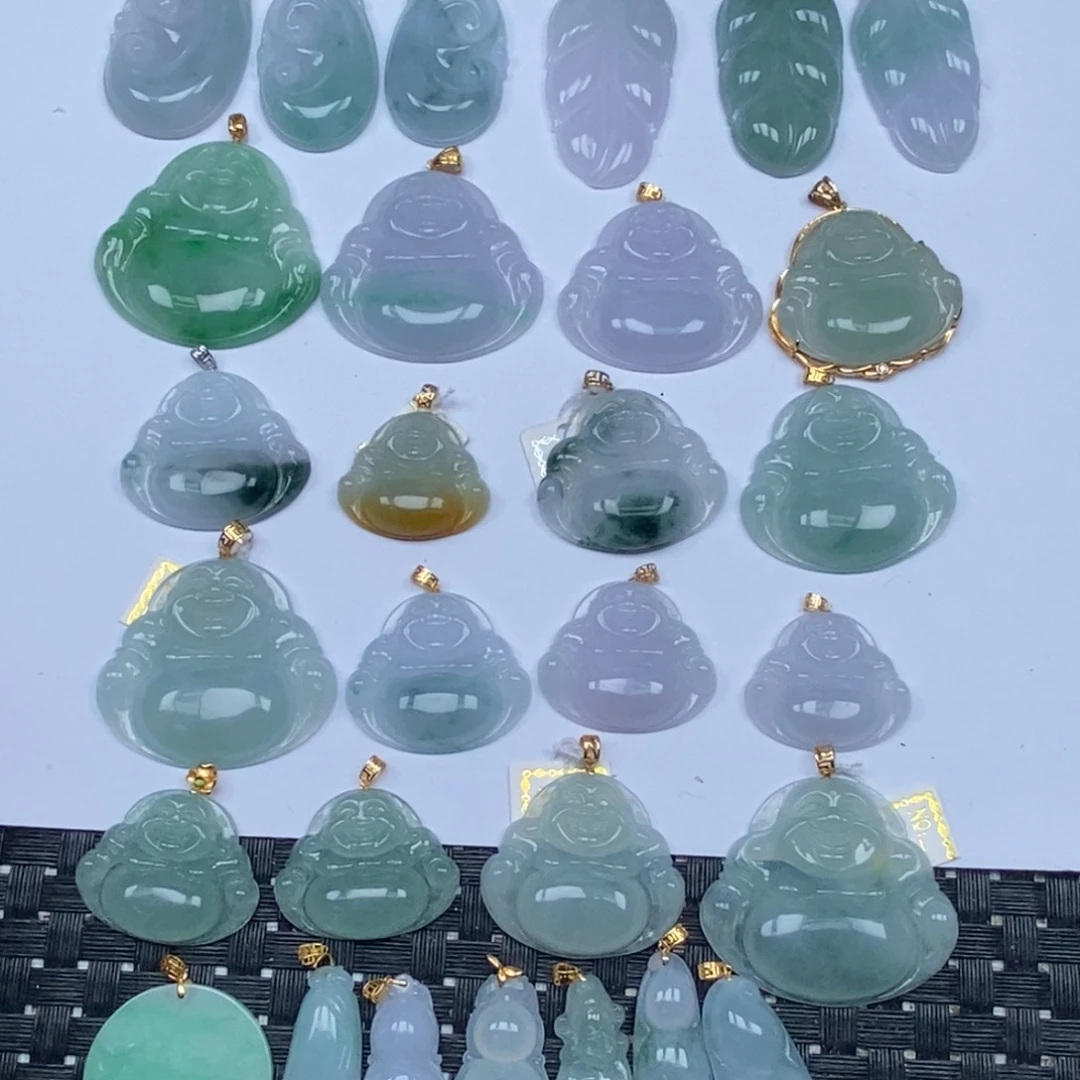 翡翠未镶嵌颈饰天然翡翠