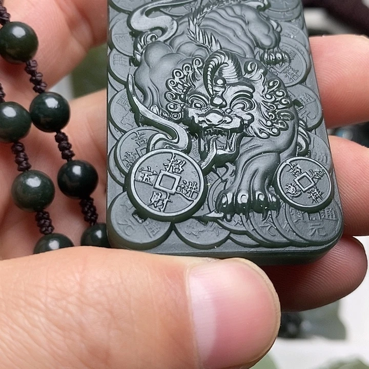 和田玉（青玉）未镶嵌颈饰