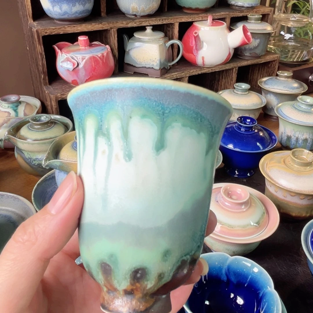 杯景德镇柴烧手作茶器