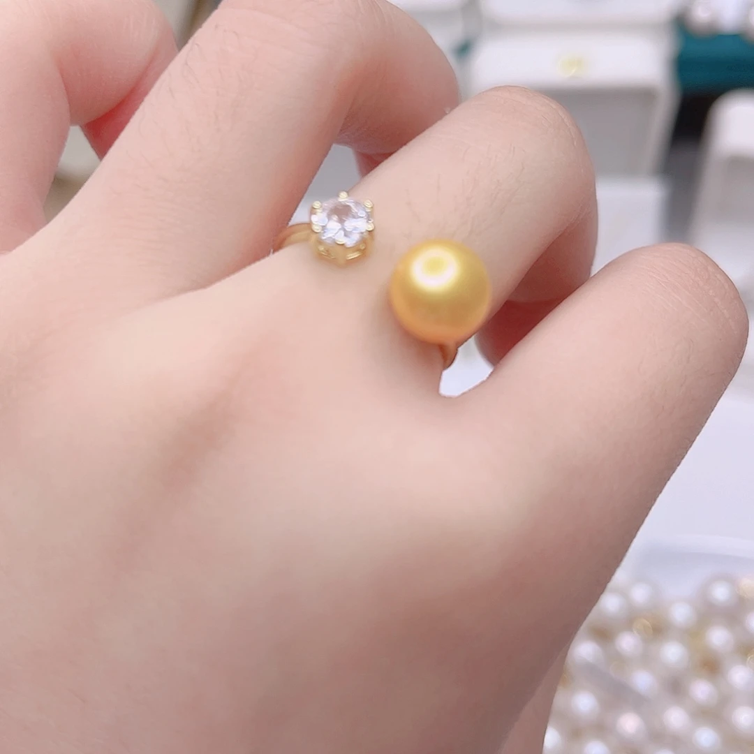 合金淡水珍珠吊坠(赠链)