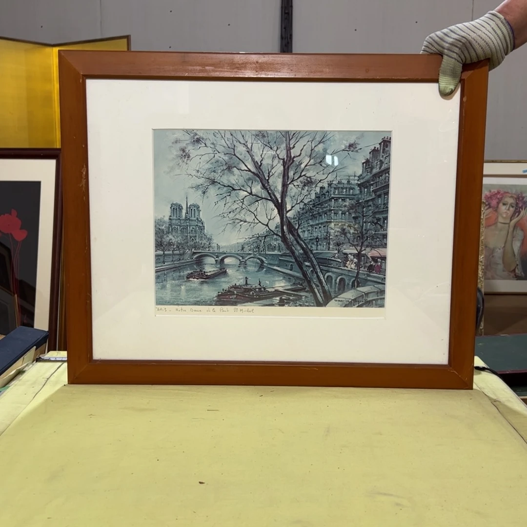 绘画康*屏风框画茶空间设计