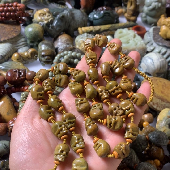 岫岩河磨玉（透闪石质玉）未镶嵌笔搁