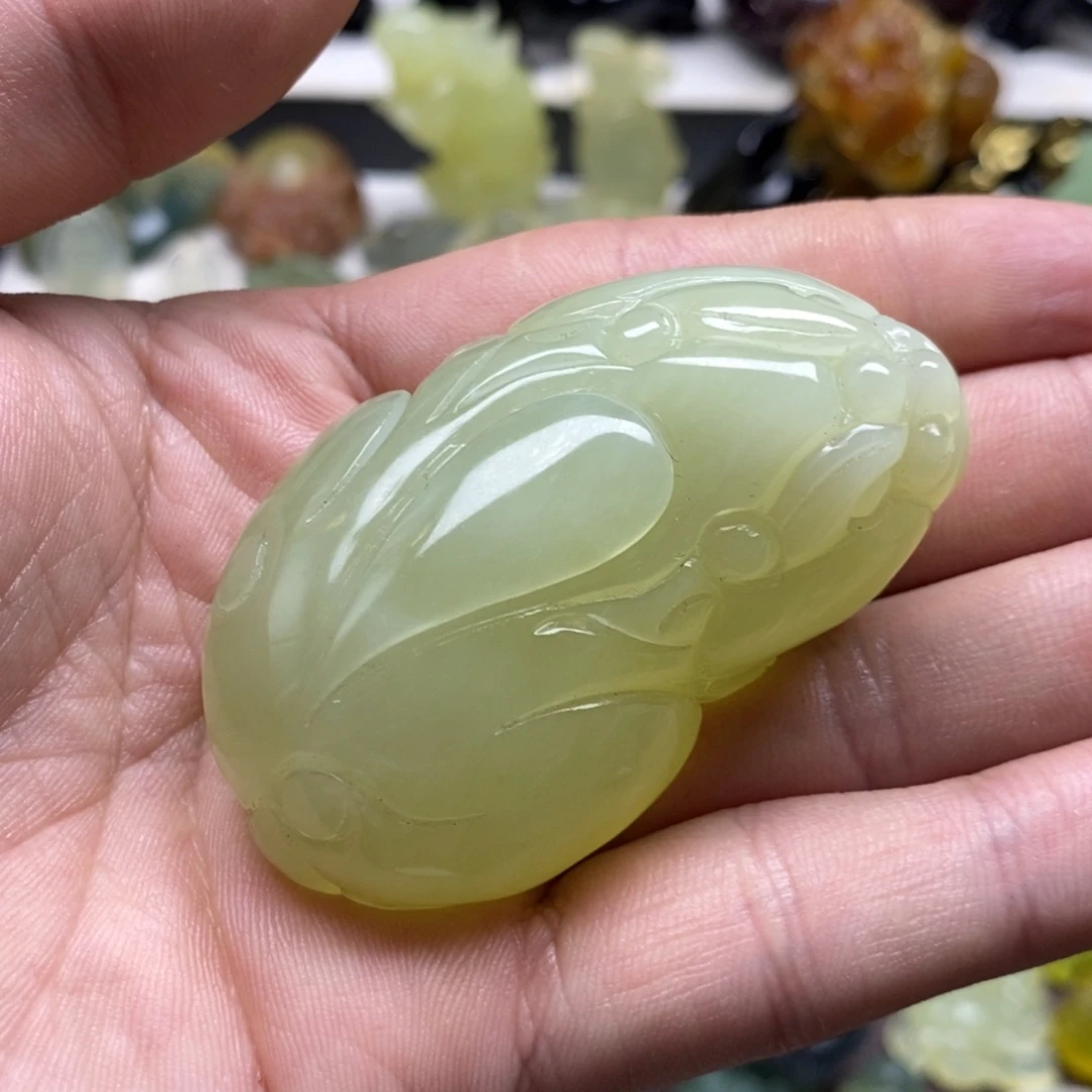 岫玉貔貅手把未镶嵌?****?