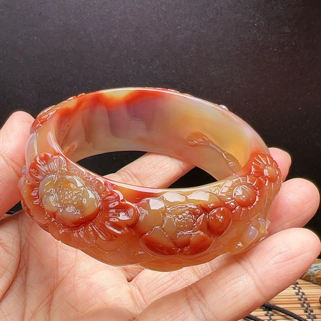 未镶嵌玛瑙/玉髓珠宝半成品