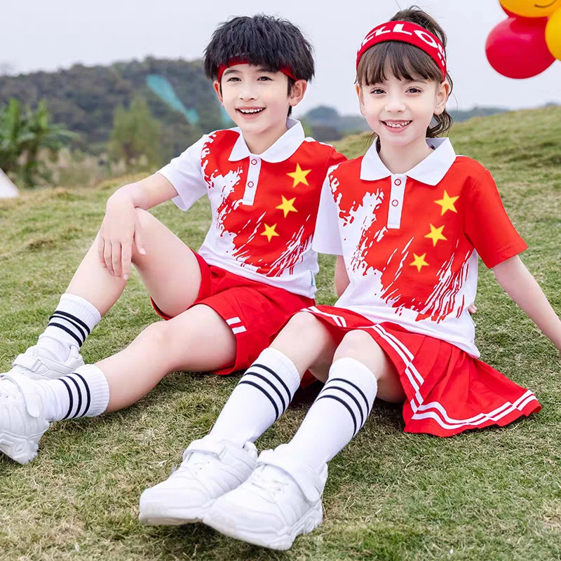 六一儿童啦啦队演出服中小学生合唱服运动会表演服幼儿园校服班服