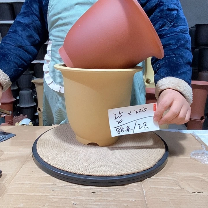 紫砂花盆紫砂花盆