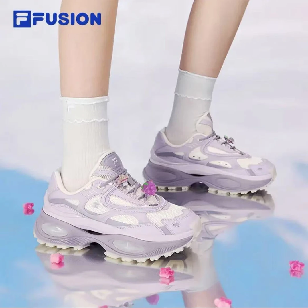 FILA斐乐潮牌BIANCO III复古潮鞋女2025春季新款硬糖鞋3代