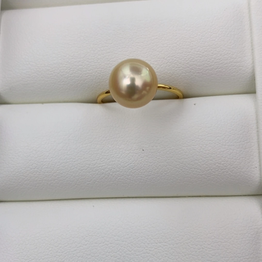 未镶嵌海水珍珠海水正圆南洋金珠9.2mm