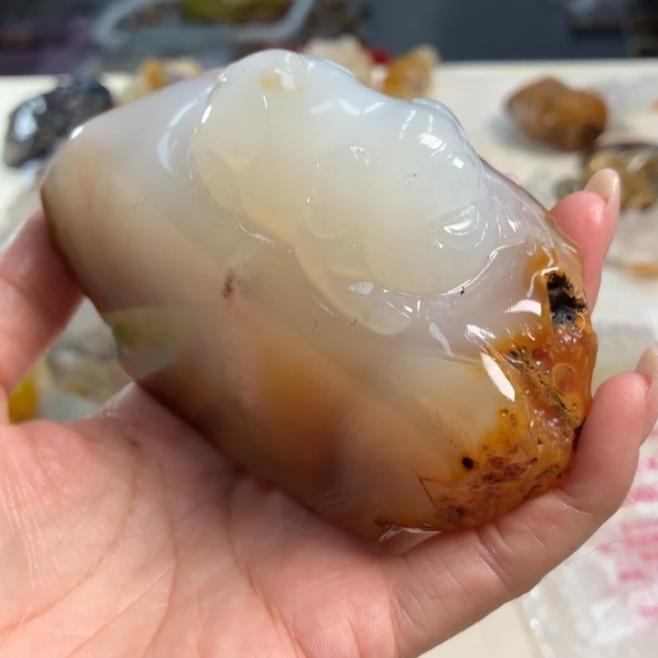 玛瑙/玉髓未镶嵌吊坠(不含链)