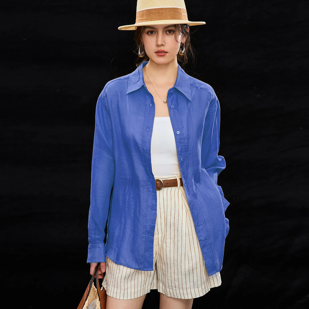 【燕语书心专属】雾道 CANTO MOTTO简约女式衬衫WDA6101425