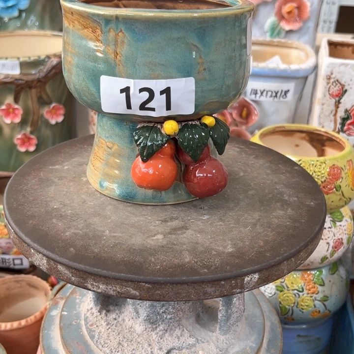 紫砂花盆粗陶材质多肉花盆