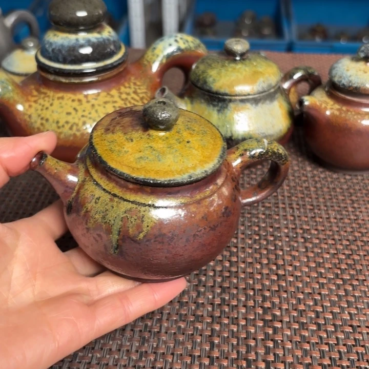 茶壶紫砂锔钉手持180 C