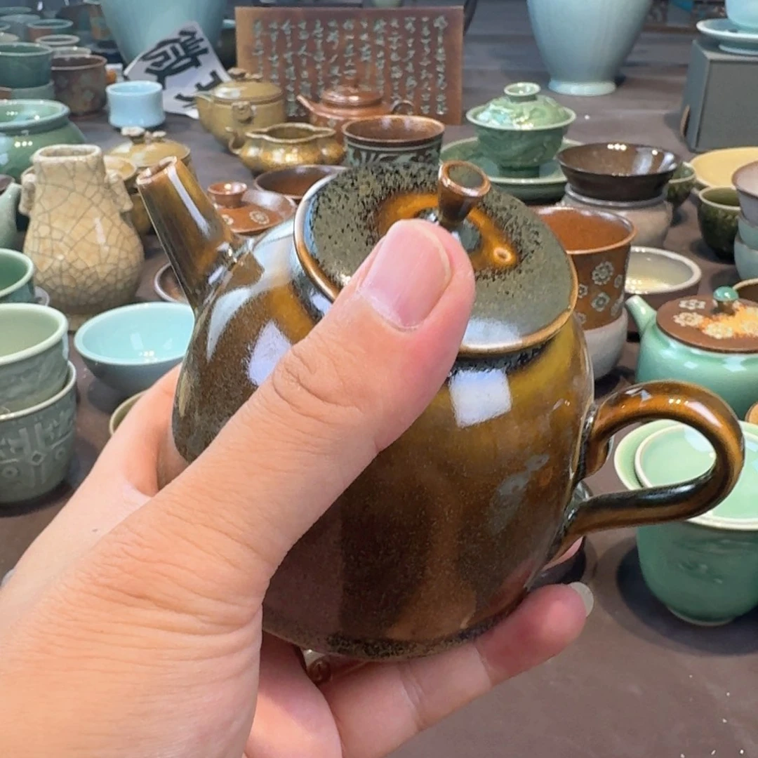 龙泉青瓷茶具微瑕