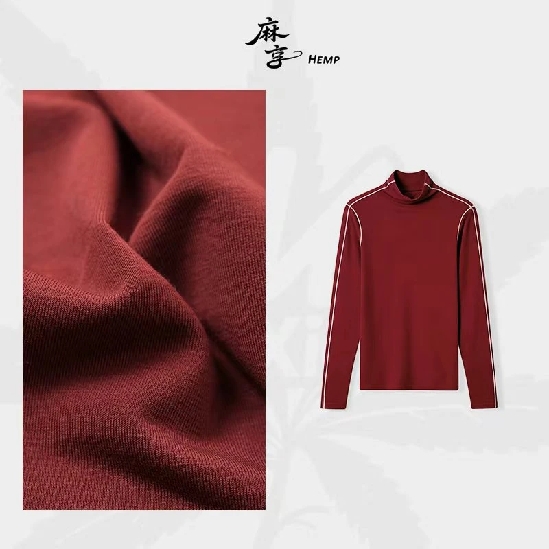 【质感天花板】磨毛加绒撞线设计羊毛天丝打底衫FSY51221