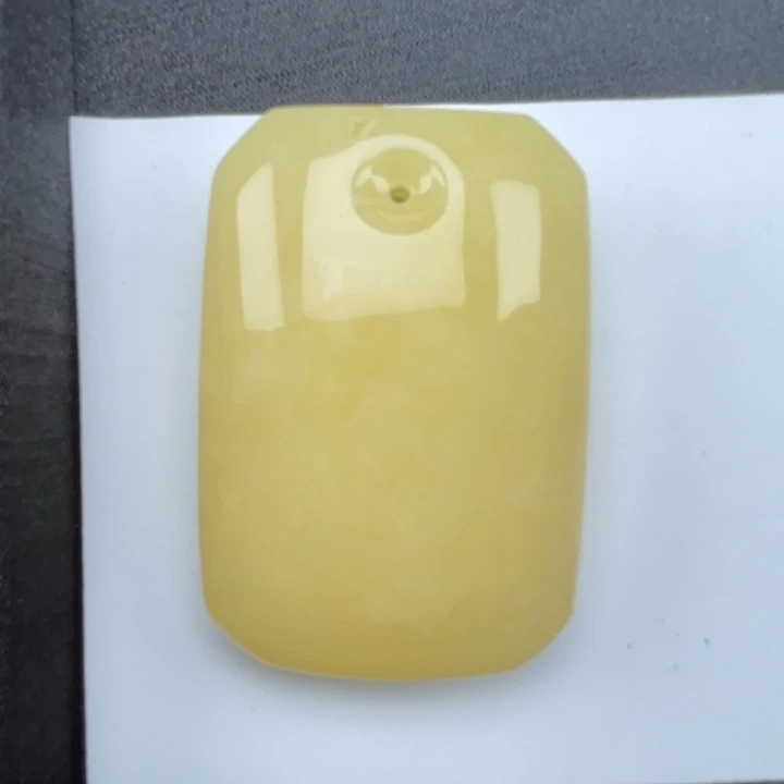 裸石蜜蜡未镶嵌蜜蜡平安无事牌重43.5