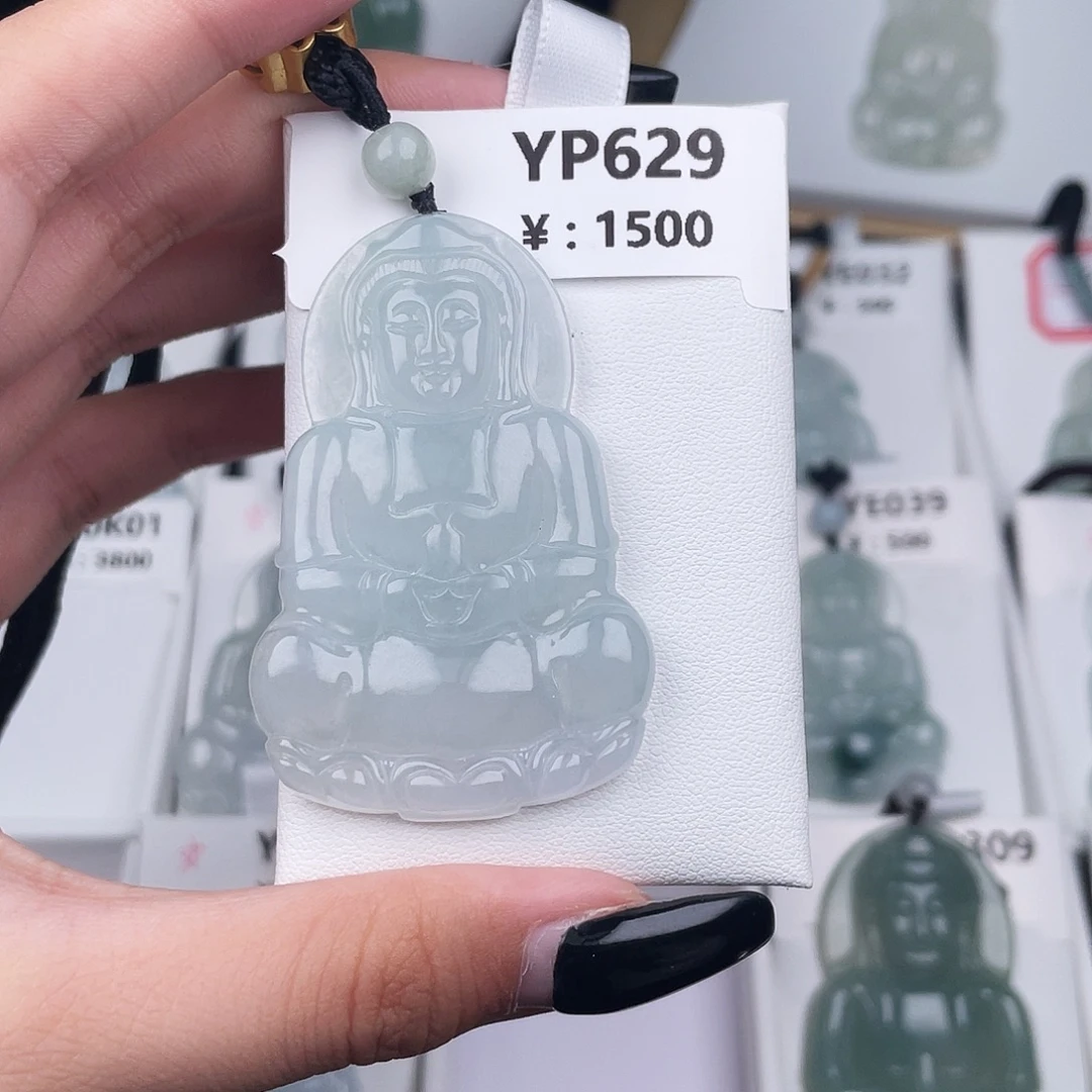 翡翠未镶嵌颈饰YP629