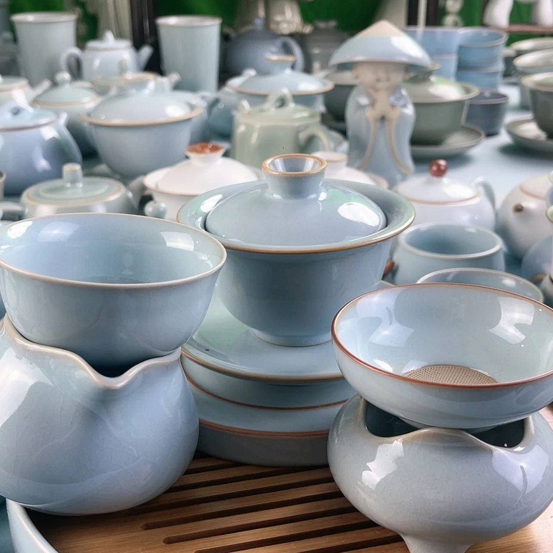 【闪购商品】0***2盖碗带公道茶漏鸡缸杯一级品