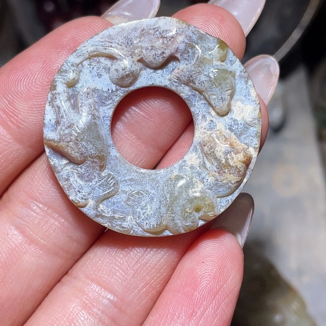 秦***子和田玉（糖玉）未镶嵌挂件