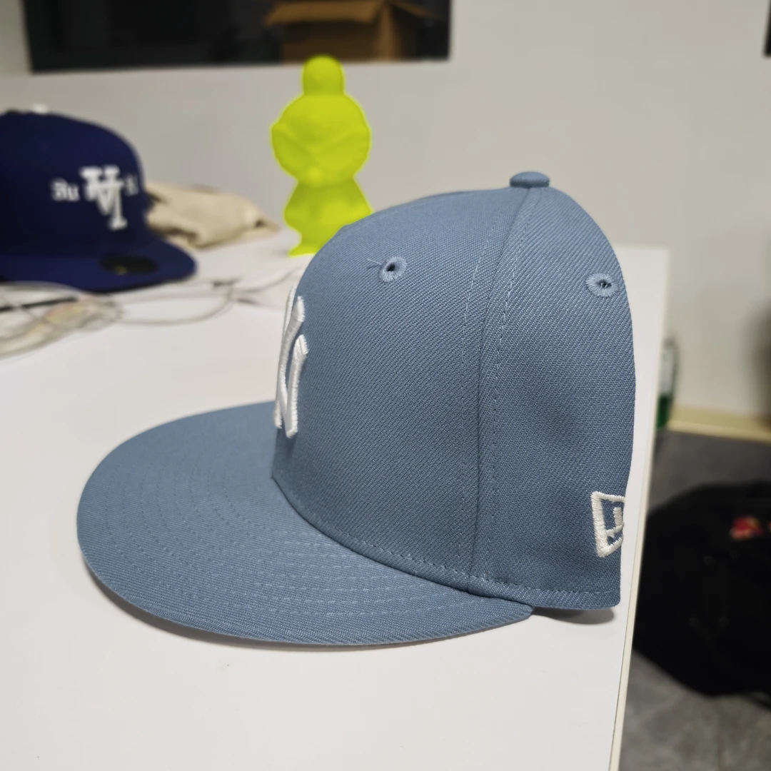 NEW 5950全封平沿帽 洋基队 雾霾蓝