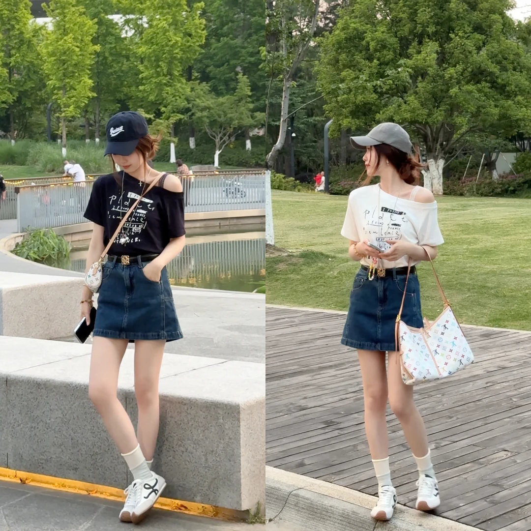 【夏日白鸽】丸子璐春夏季新款时尚休闲T恤预WZLC5TX5233A
