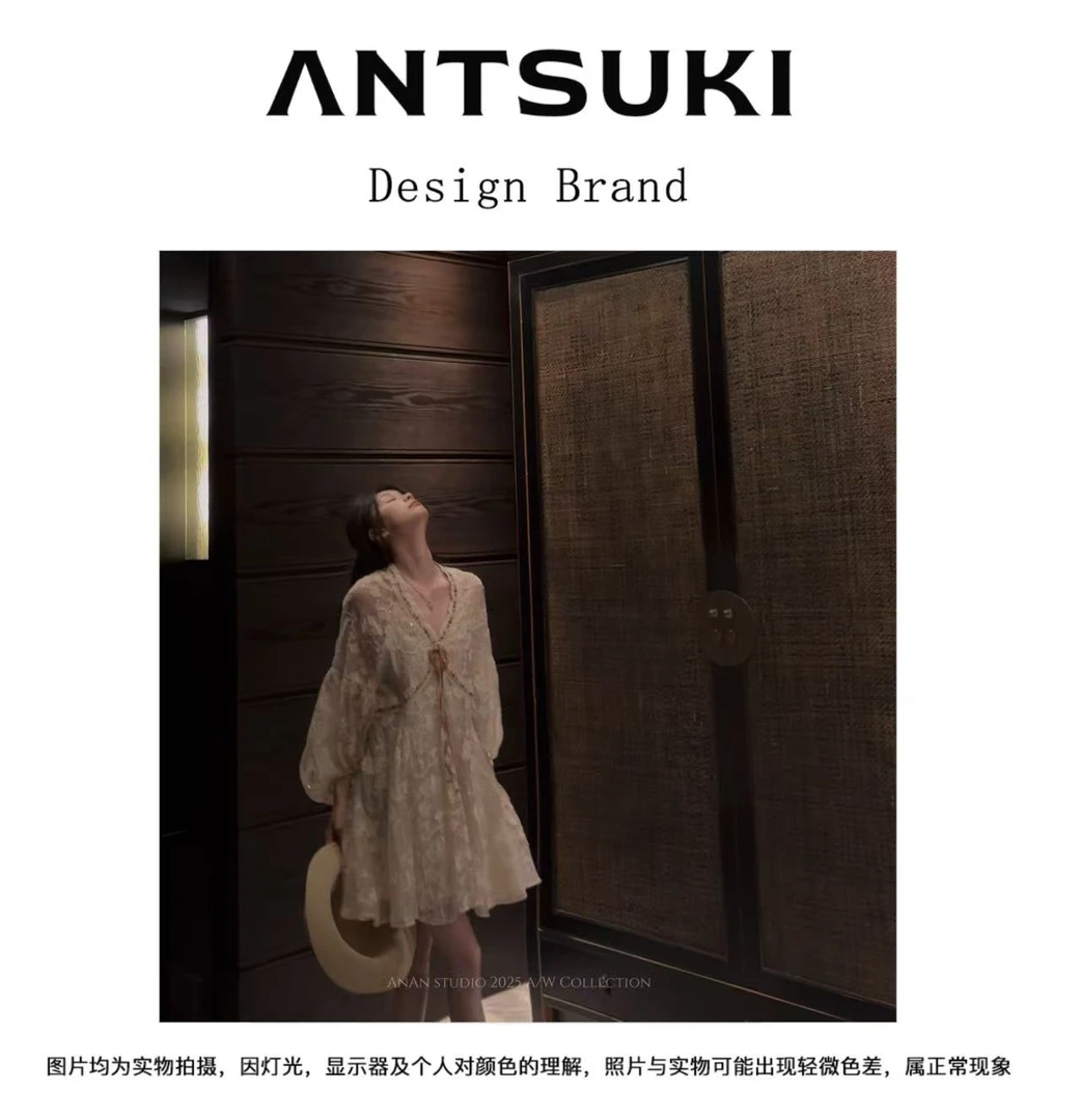 AnTsuki.【】重工刺绣连衣裙22