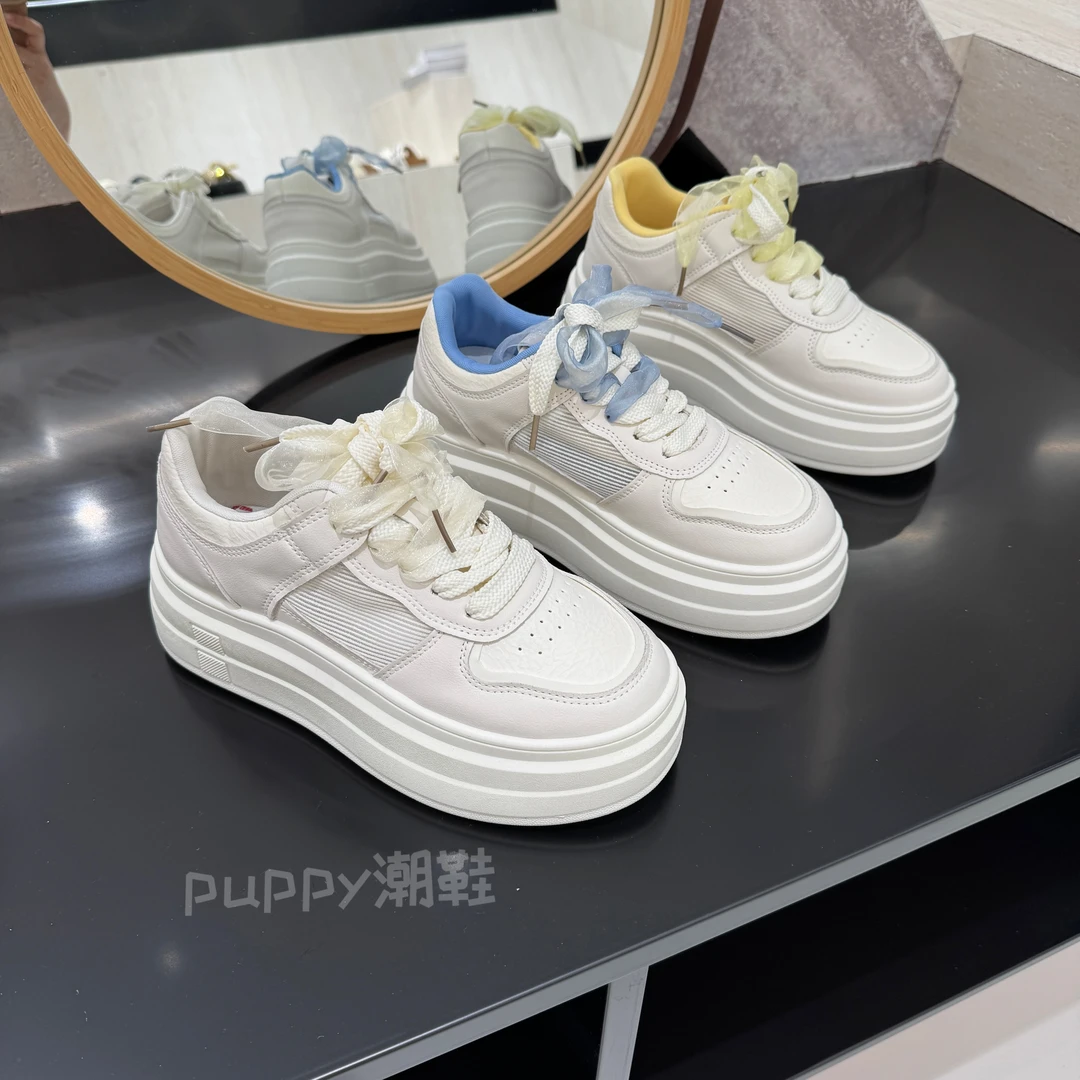 【噜噜】夏季新款单鞋女防滑女款百搭厚底休闲鞋透气小白鞋时尚