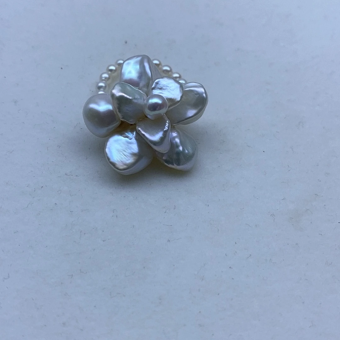 合金淡水珍珠戒指ᴄ****.