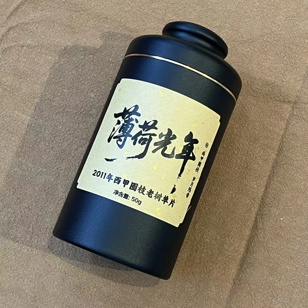 懂茶帝-正宗新会陈皮薄荷光年2011年西甲圈枝老树单片50g
