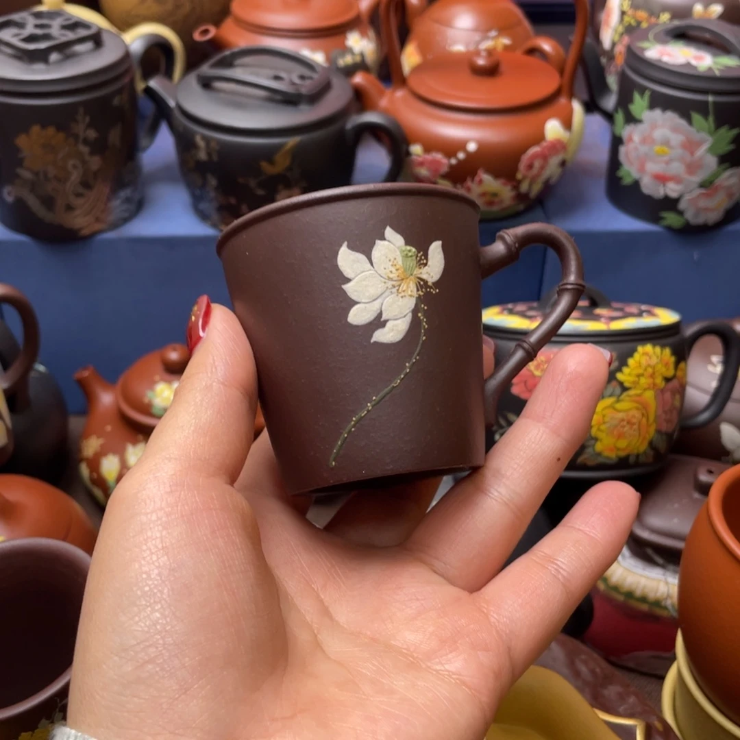 紫砂茶杯紫砂主人杯100cc