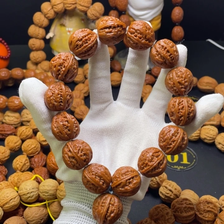 手串文玩核桃粗筋八棱