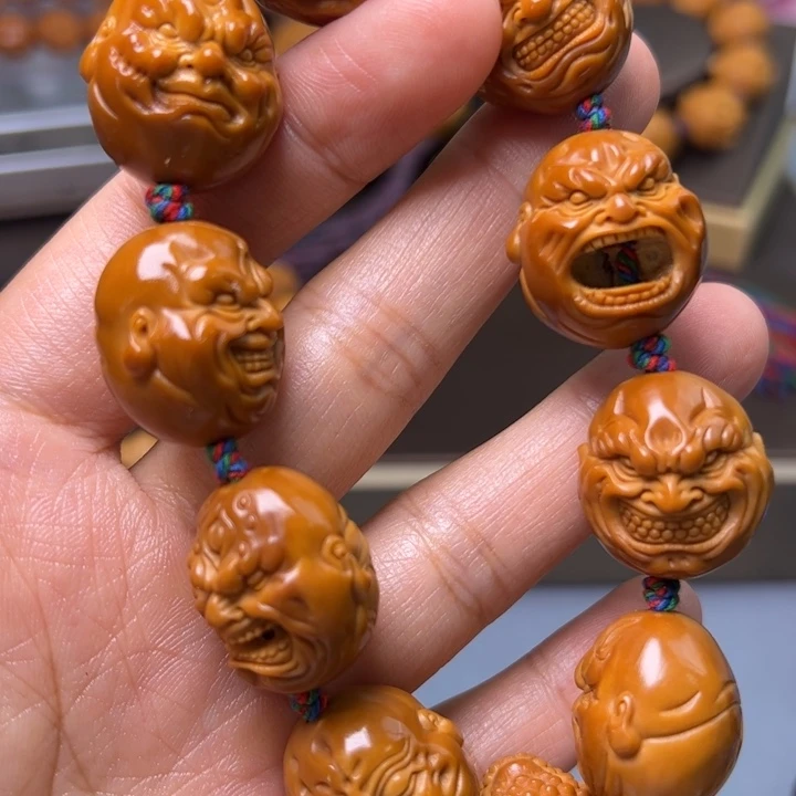 心***静橄榄核吊坠橄榄核