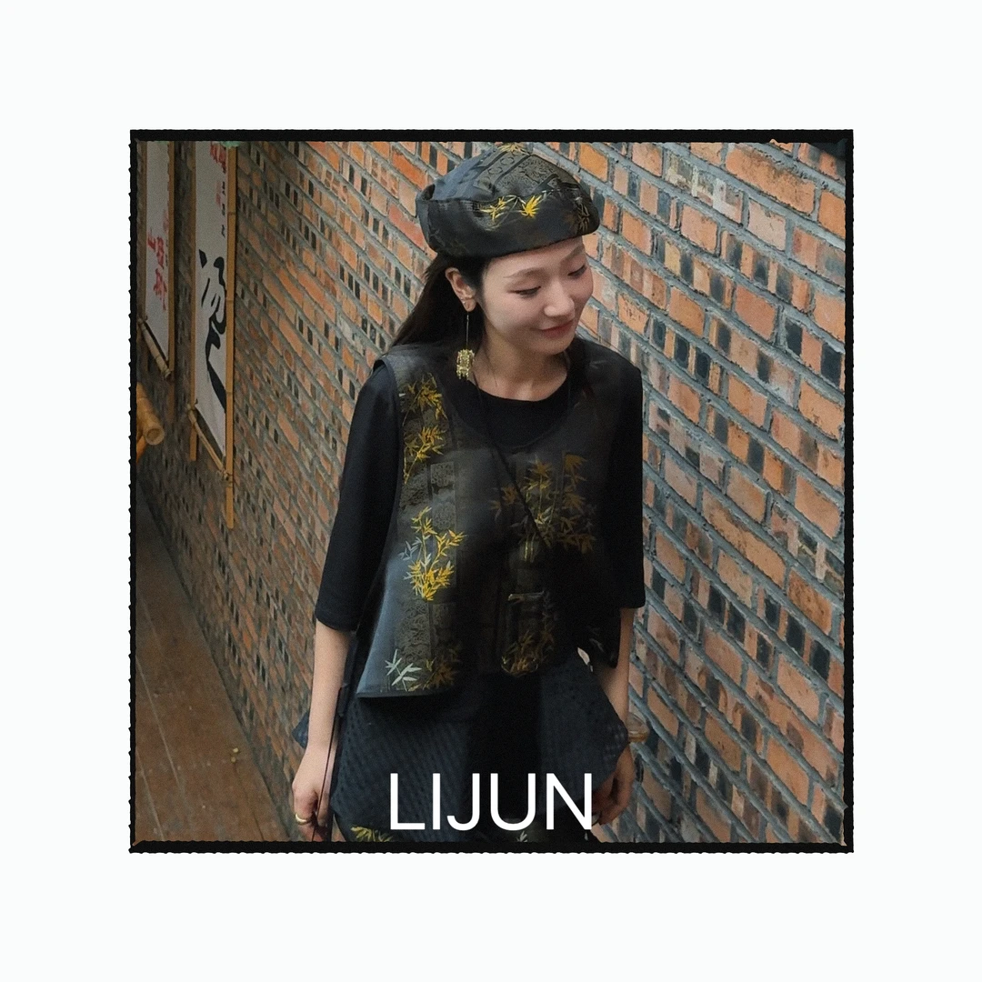 篱君【金竹】810新中式提花背心花苞系带原创设计感百搭显瘦神器