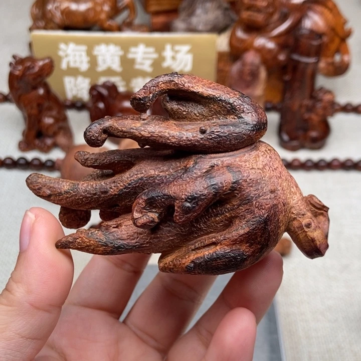 笑***间黄花梨/降香黄檀把件
