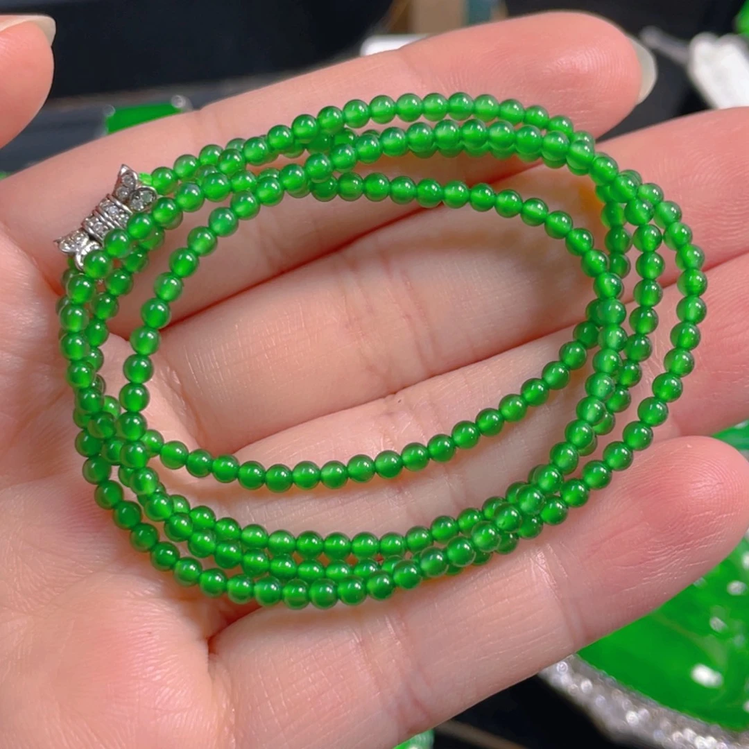 翡翠银S925镶嵌吊坠(不含链)