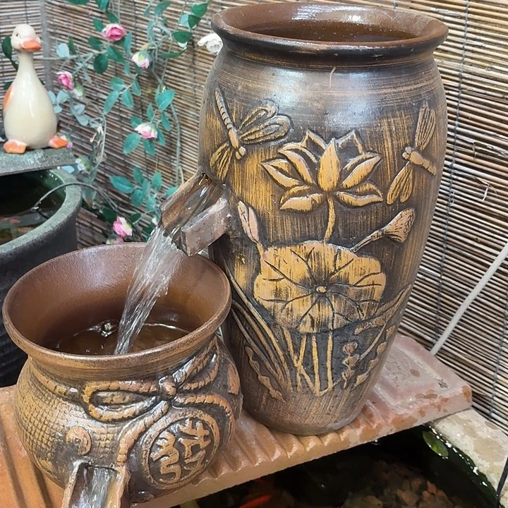 粗陶口径19/39，18/17进水口2.5厘米