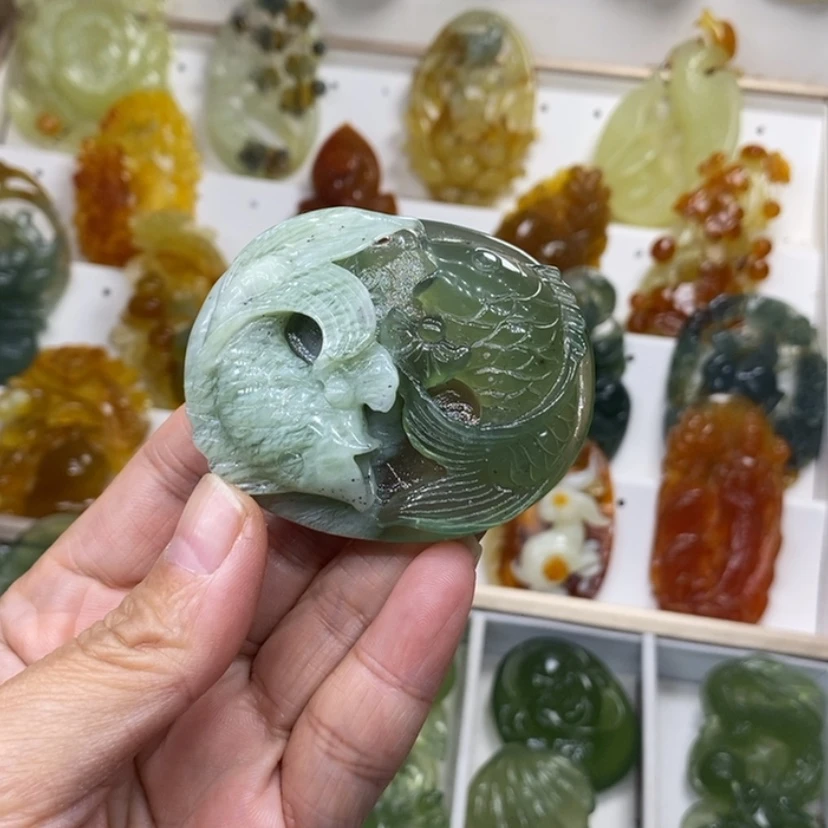 【闪购商品】未镶嵌蛇纹石玉颈饰