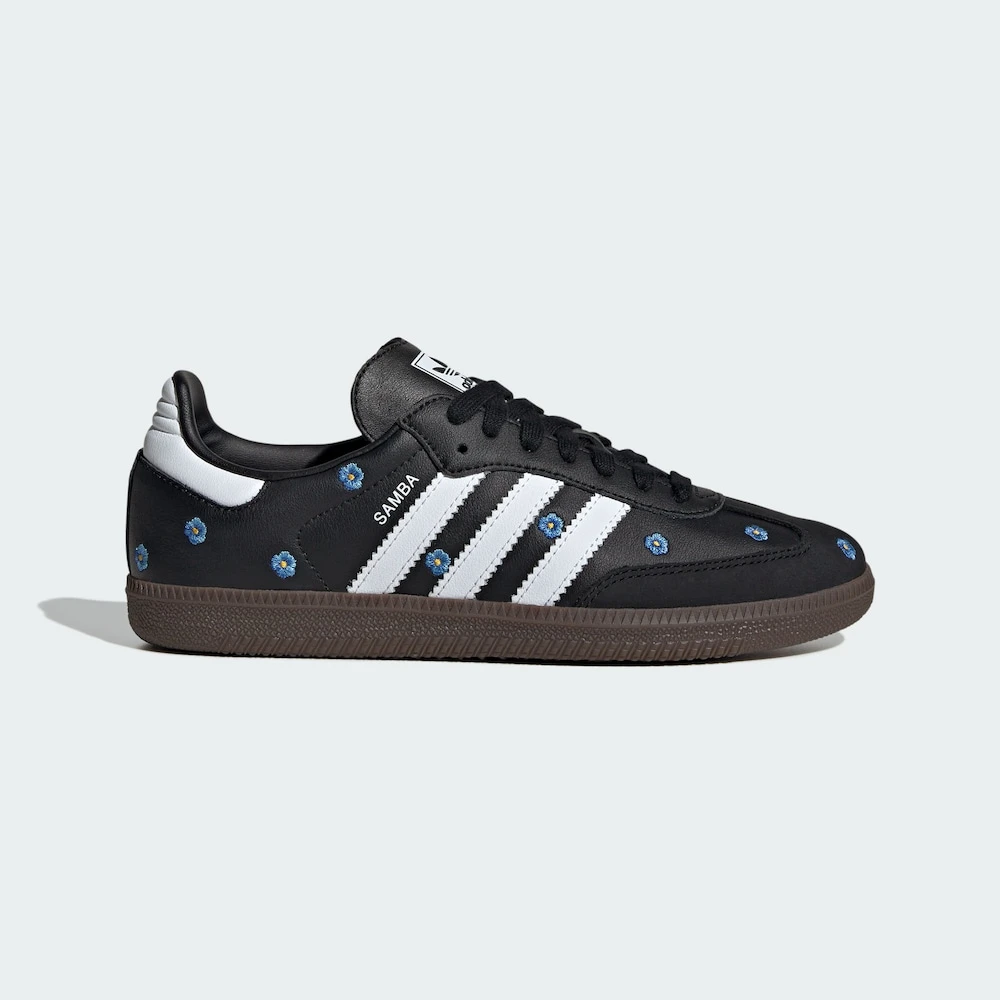 adidas/阿迪达斯三叶草SAMBA OG经典刺绣花朵 德训鞋T头鞋-IF4397