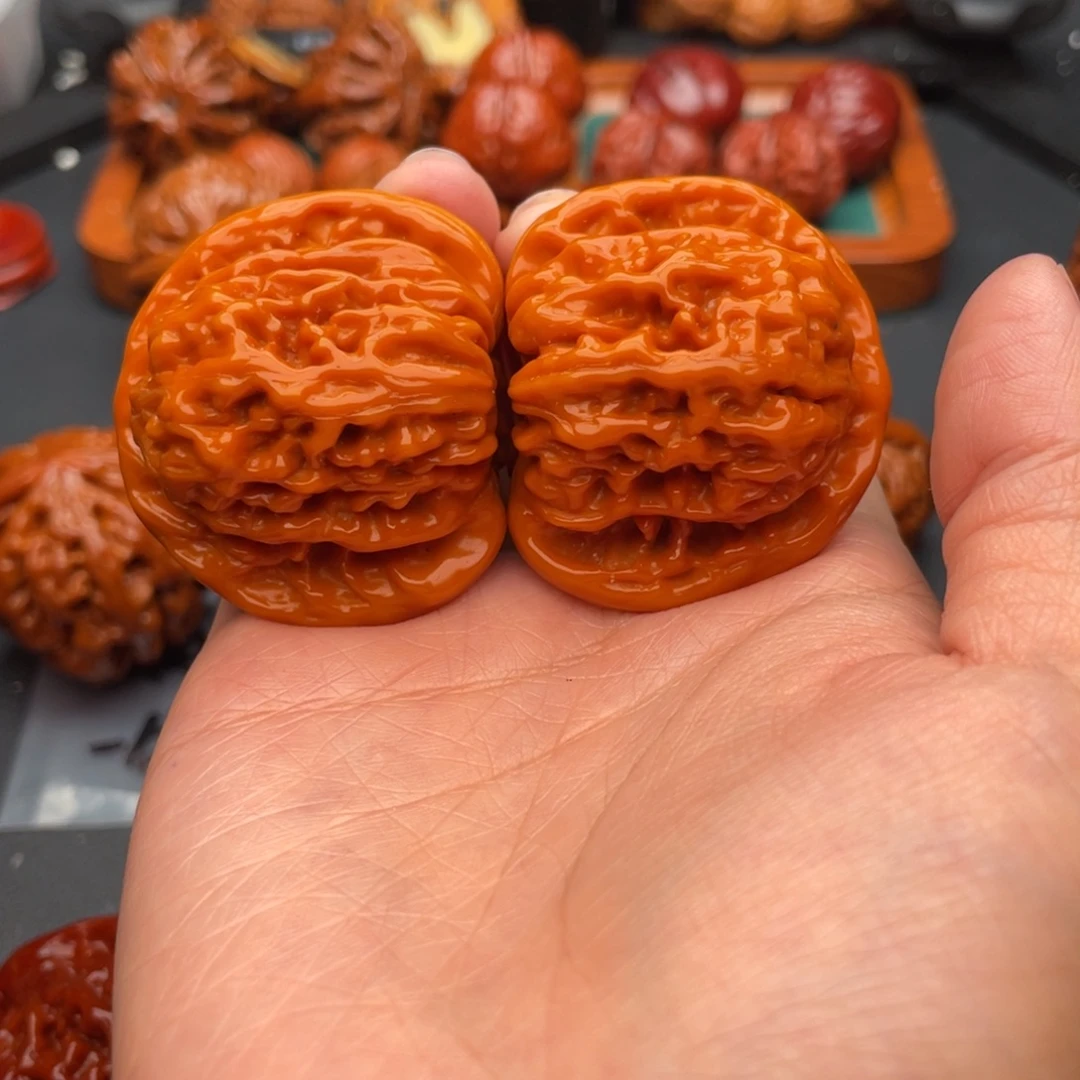 北***北文玩核桃把件四座楼