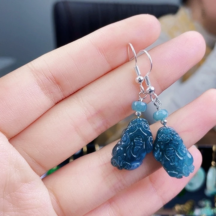 翡翠耳饰未镶嵌饰品