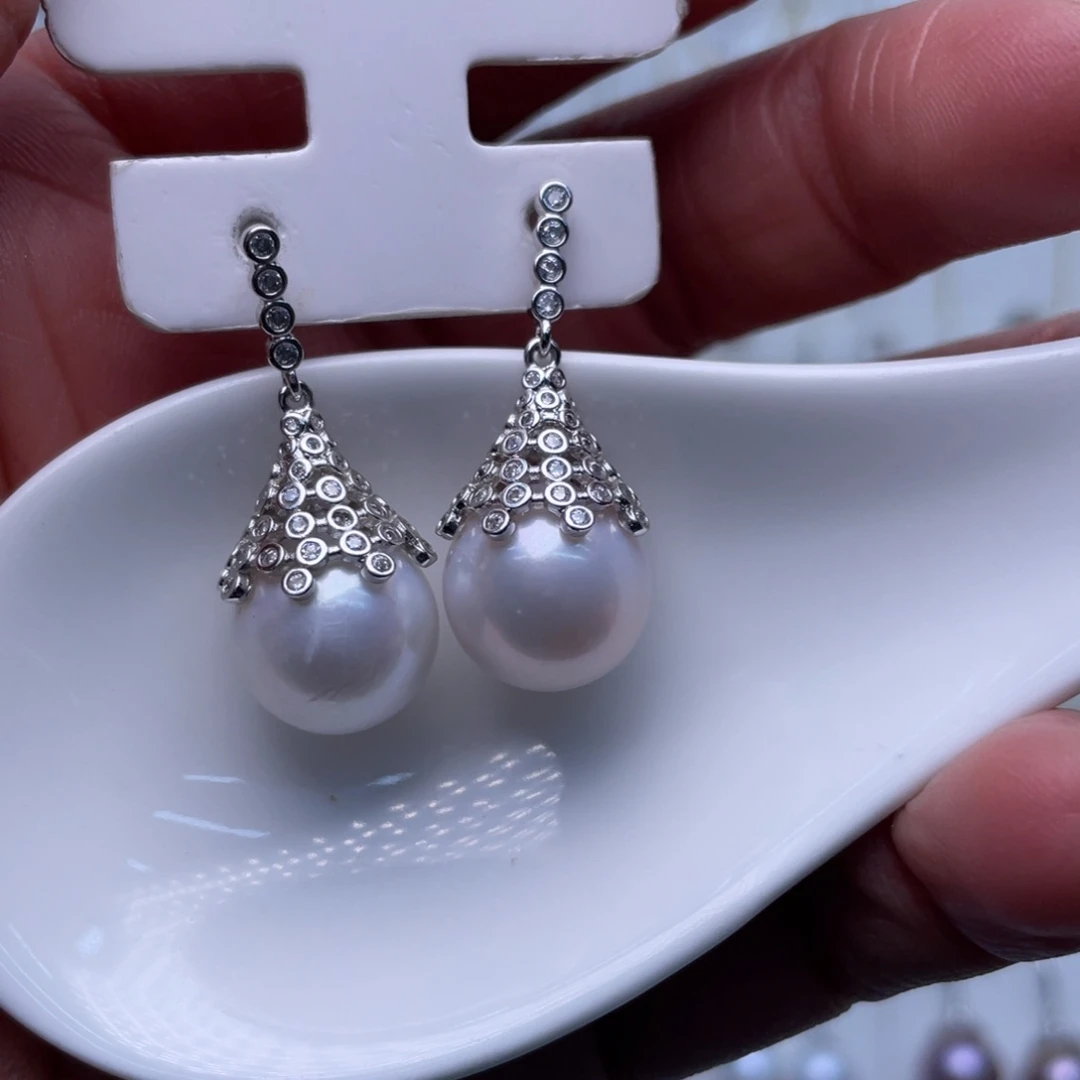 耳饰未镶嵌淡水珍珠