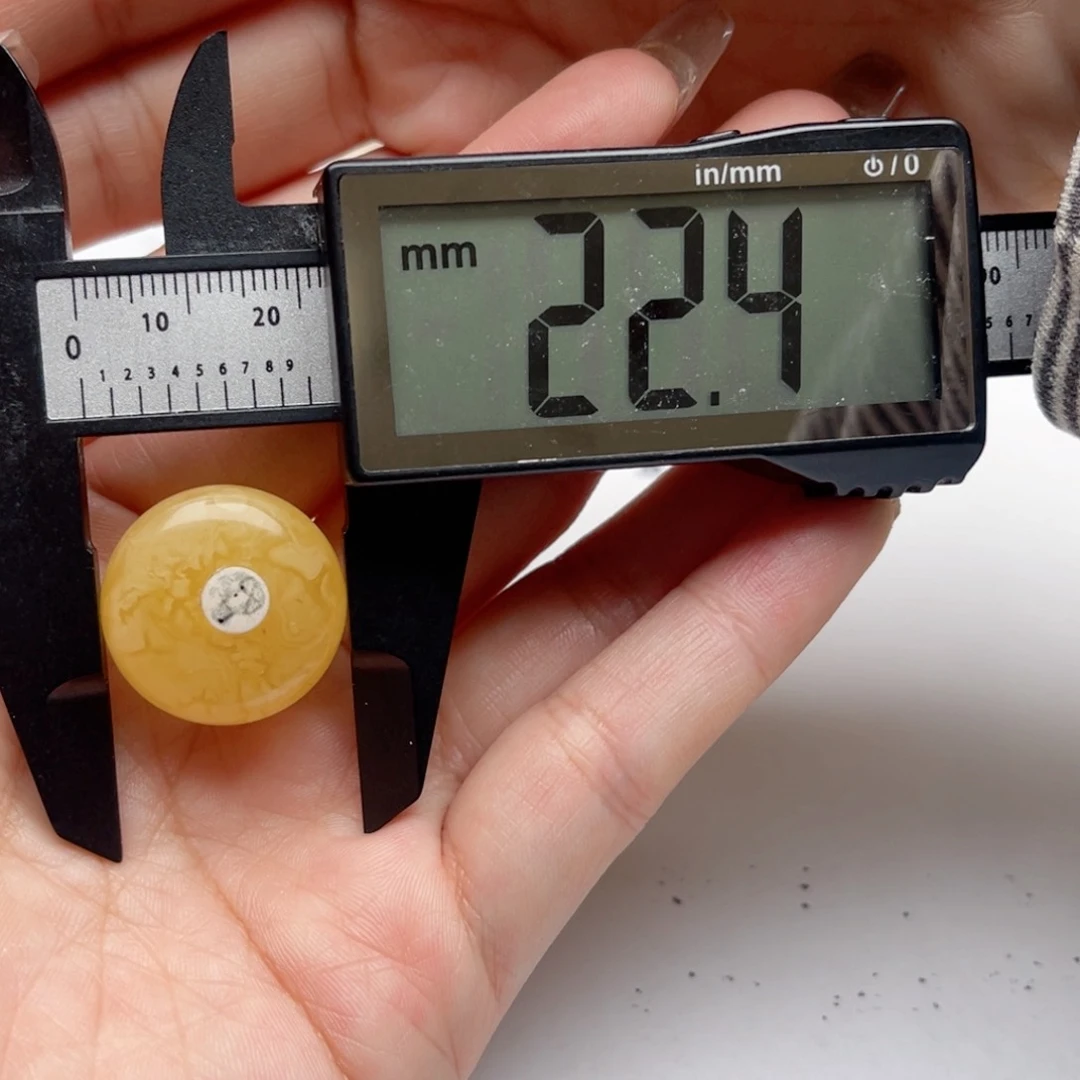 蜜蜡裸石未镶嵌蜜蜡墩子梦微瑕