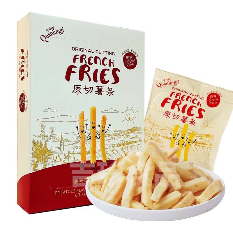 全凌记原切薯条180g/盒内含独立包装休闲办公室解馋膨化零食解馋零食