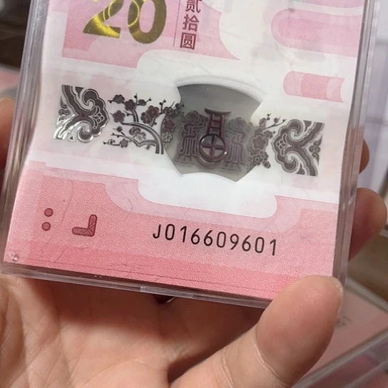 塑料2025年蛇年纪念钞靓号