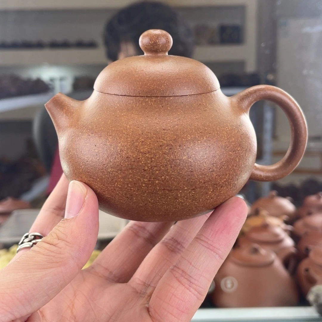 茶壶紫砂180cc黄降坡茶壶