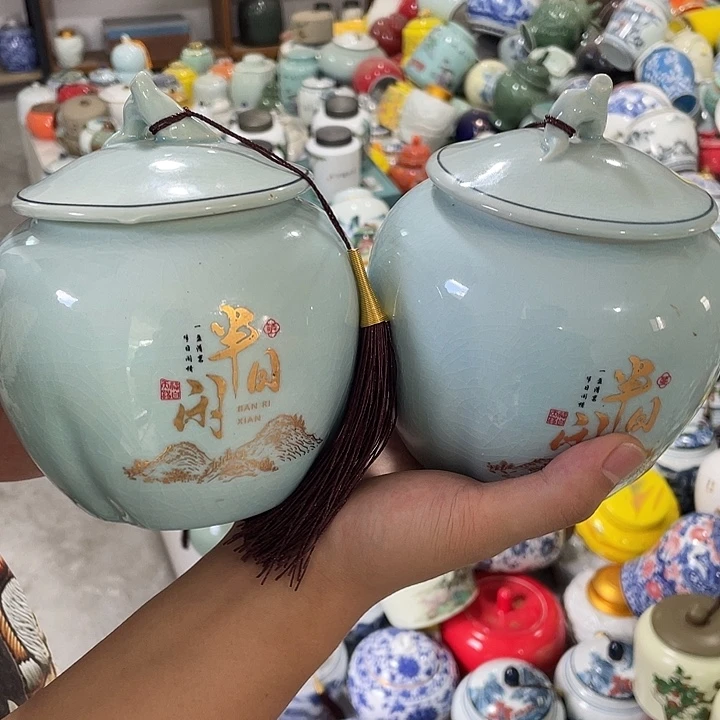 陶瓷罐茶叶罐密封罐